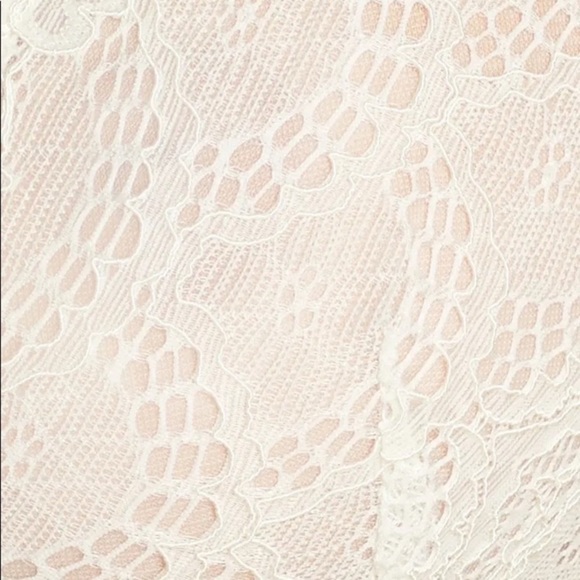 Free People Lace Plunge Underwire White Bra NWT - Picture 5 of 7